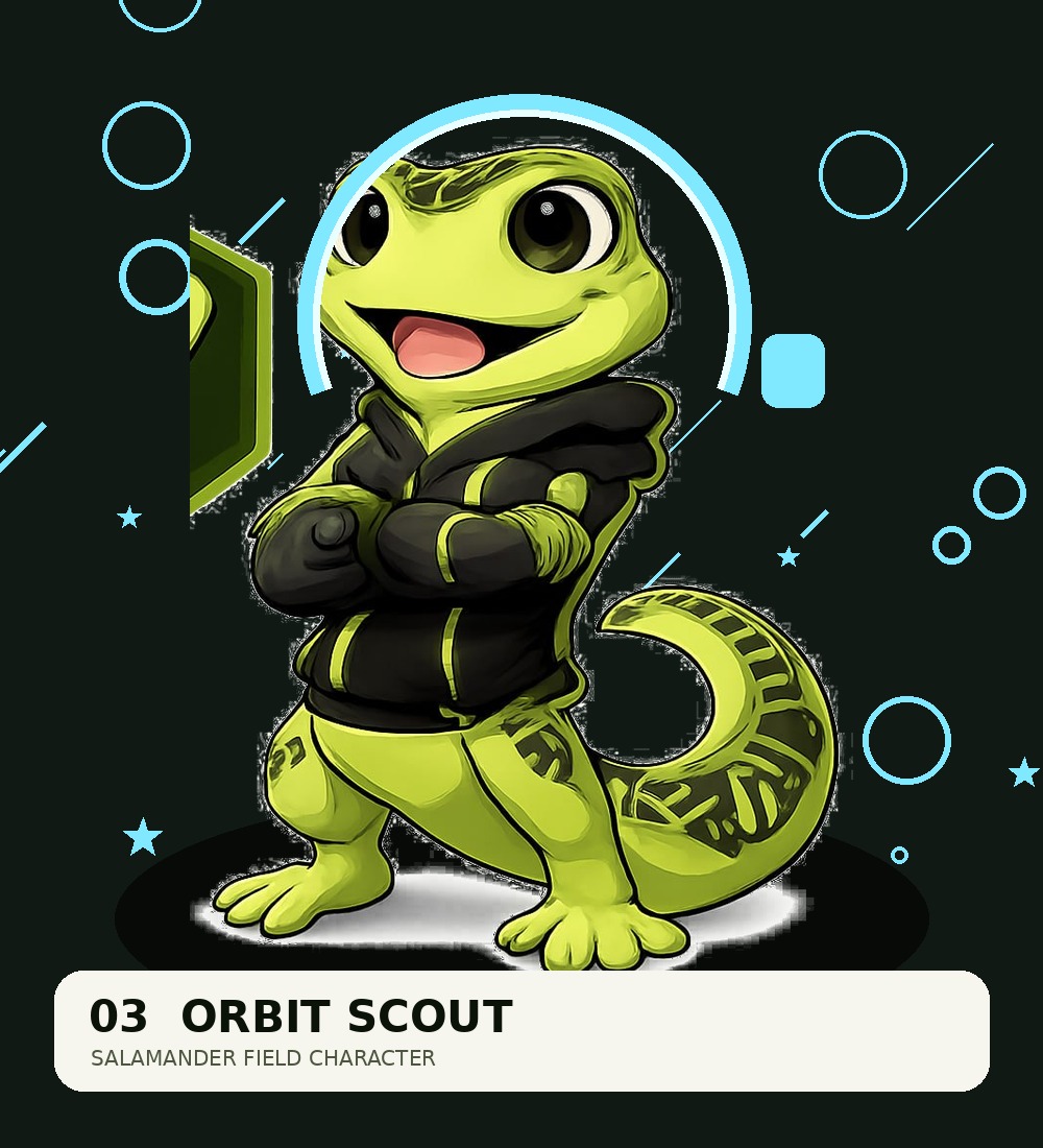 Salamander Orbit Scout with helmet